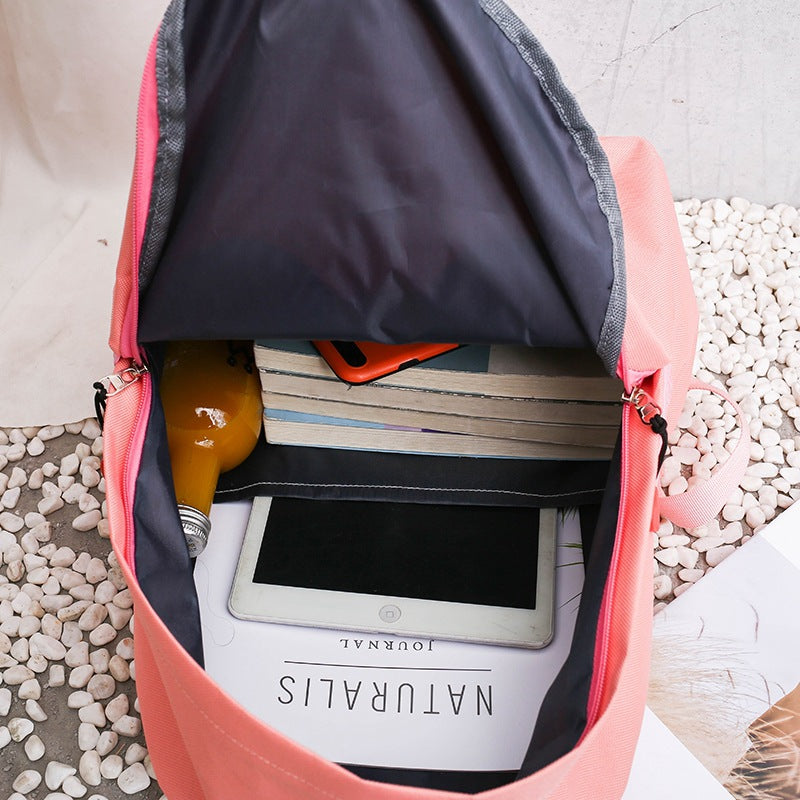 Playful backpack and bag set