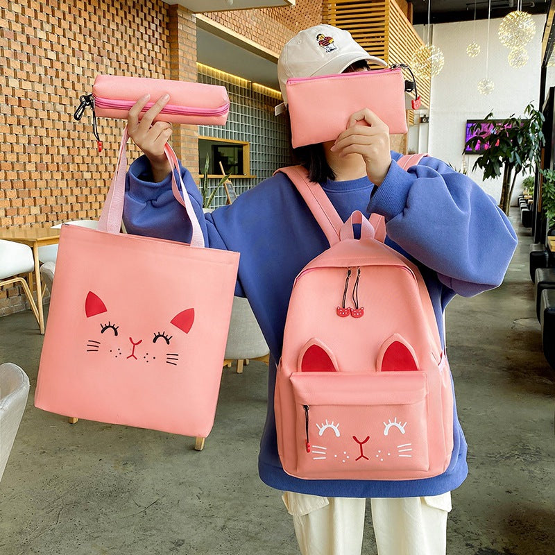 Playful backpack and bag set