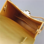 Women's mini backpack in urban style with elegant chain strap