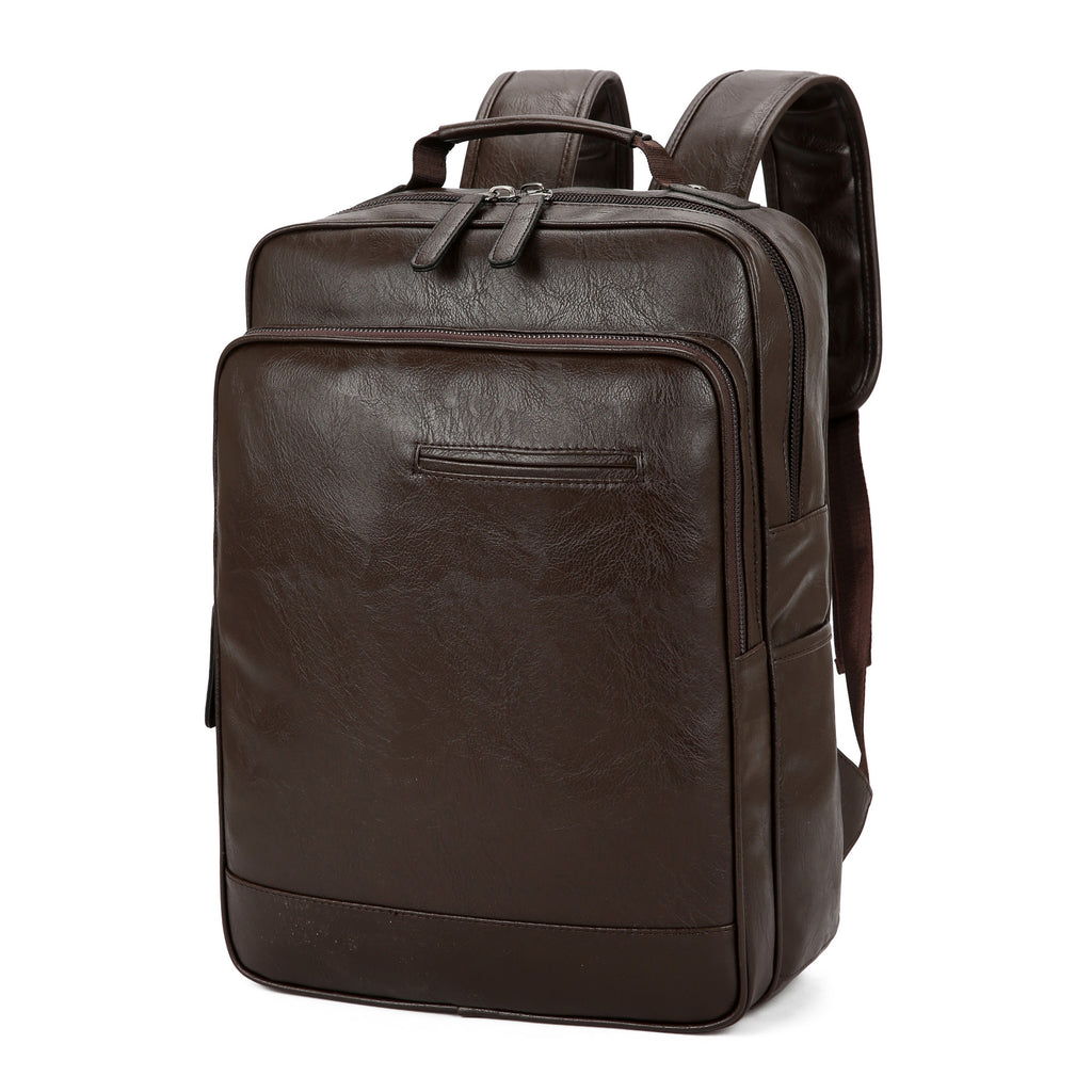Premium Leather Business Backpack