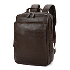 Premium Leather Business Backpack
