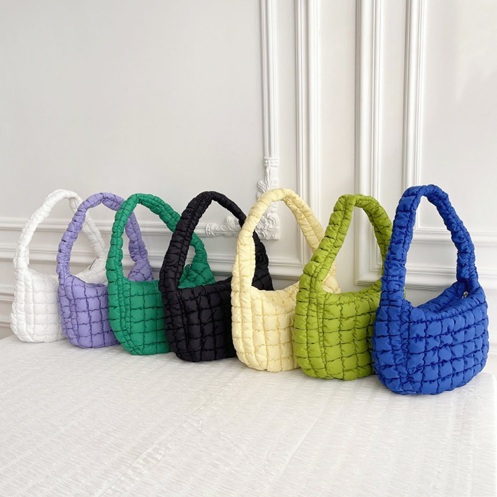 Pleated Shoulder Bag for Women