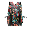 Stylish Leaf-Patterned Backpack