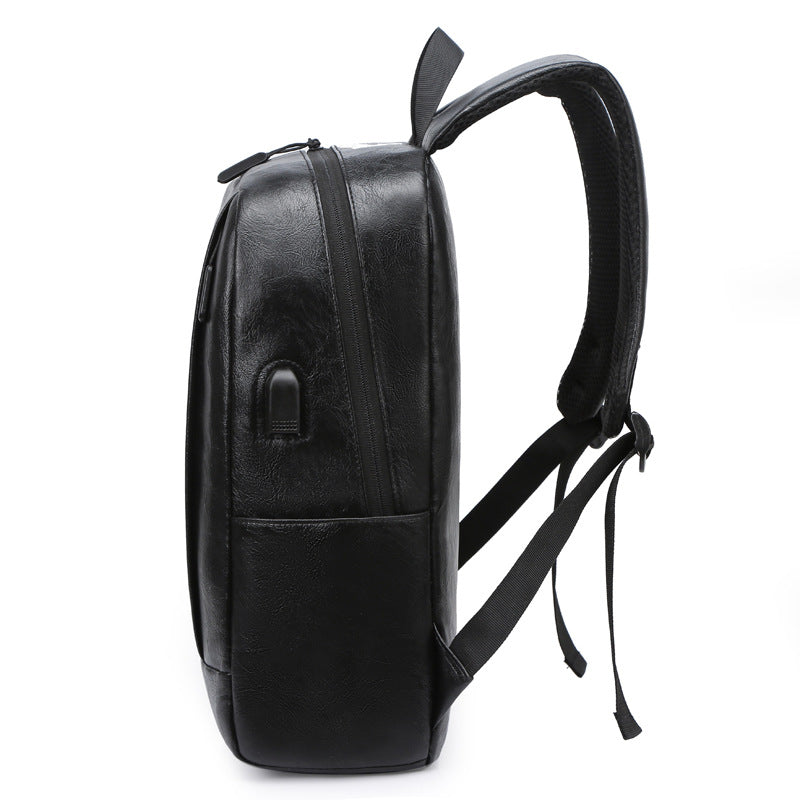 Elegant Leather Laptop Backpack