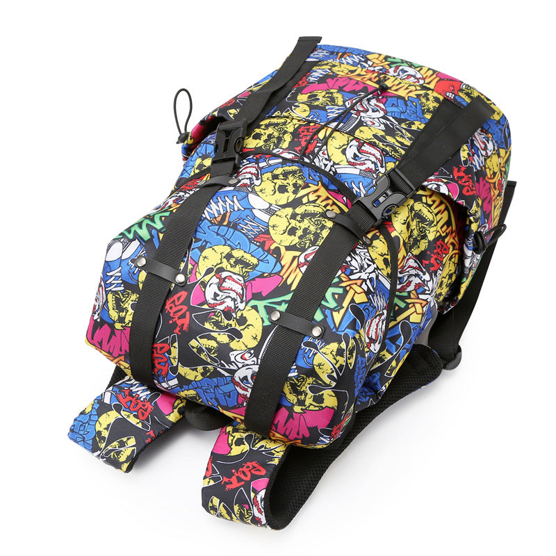 Outdoor Floral Print Backpack