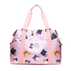 Fashionable Floral Print Weekender Bag