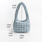 Puffer Crossbody Shoulder Bag for Women - Lightweight and Stylish Handbag