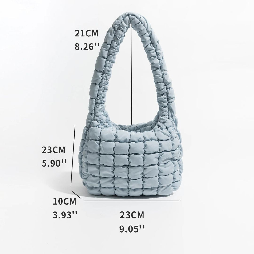 Puffer Crossbody Shoulder Bag for Women - Lightweight and Stylish Handbag