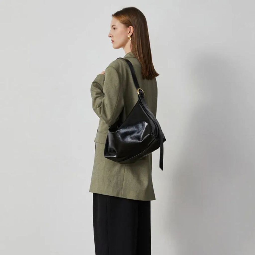Vegan Leather Shoulder Bag for Women - Stylish and Sustainable Handbag