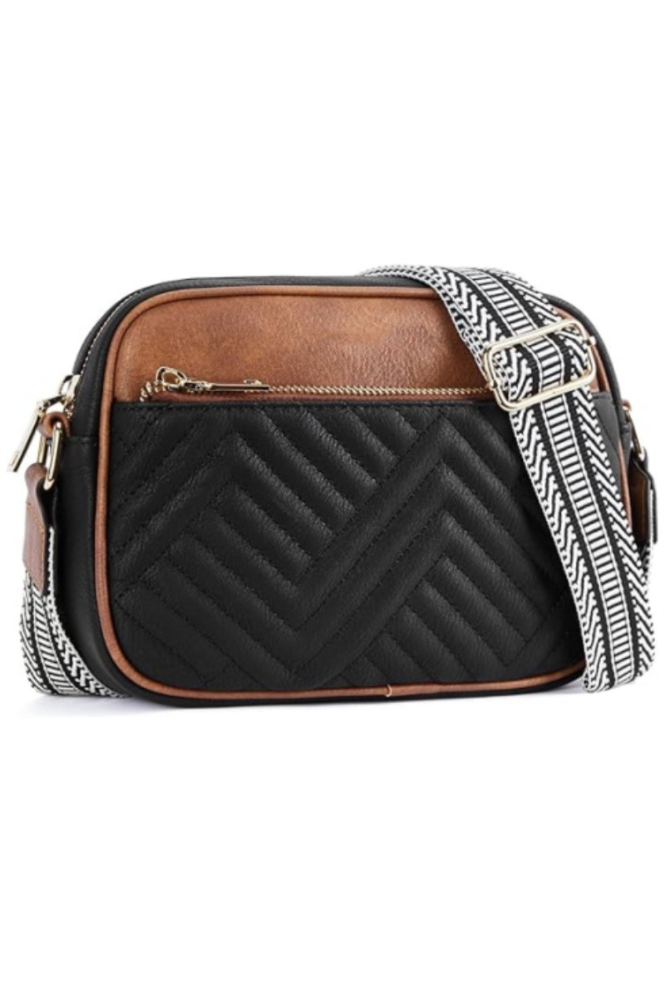 Everyday Shoulder Bag-Calm Wears-Black and Brown-Calm Wears