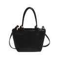 Shoulder bag for - Simple bag with textured design and adjustable strap-Calm Wears-Black-Calm Wears