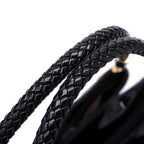 Shoulder bag with crocodile pattern