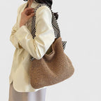 Women's Bohemian Everyday Shoulder Bag-maya mode20260422-Calm Wears-Warm Brown-Calm Wears