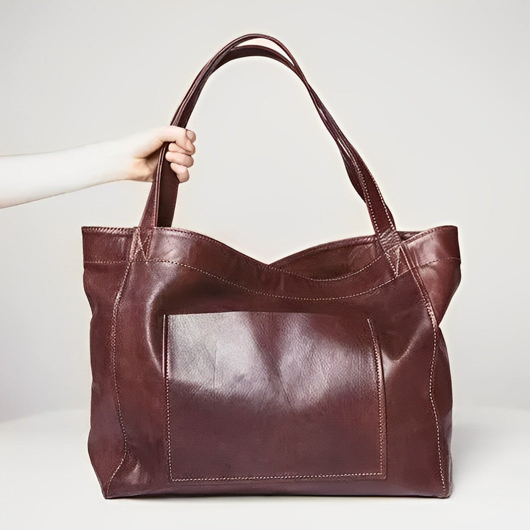 Vintage Shoulder Bag-lunevio20240806-Calm Wears-Wine red-Calm Wears