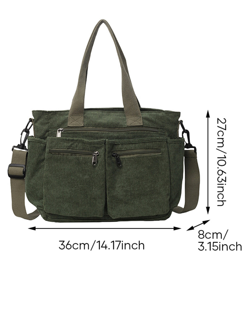 Solid color shopping bag made of railroad fleece