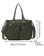 Solid color shopping bag made of railroad fleece