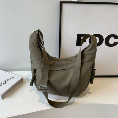 Everyday Messenger Bag-getme20260422-Calm Wears-Army green-Calm Wears