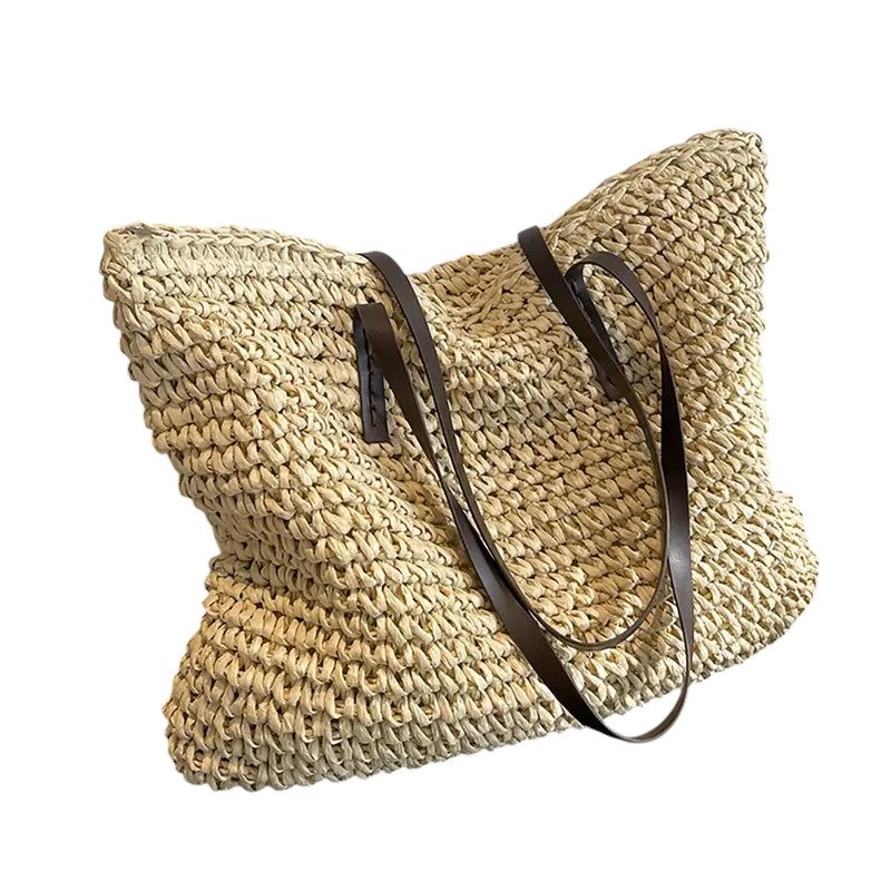Women spacious beach bag-maya mode20260422-Calm Wears-Beige-Calm Wears