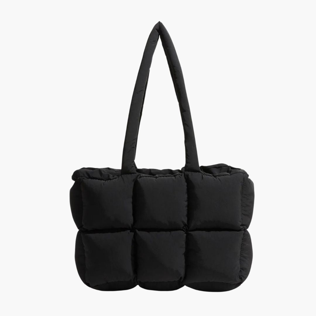 Puffer Shoulder Bag for Women - Stylish and Spacious Handbag-nimoda20241227-Calm Wears-Black-Calm Wears