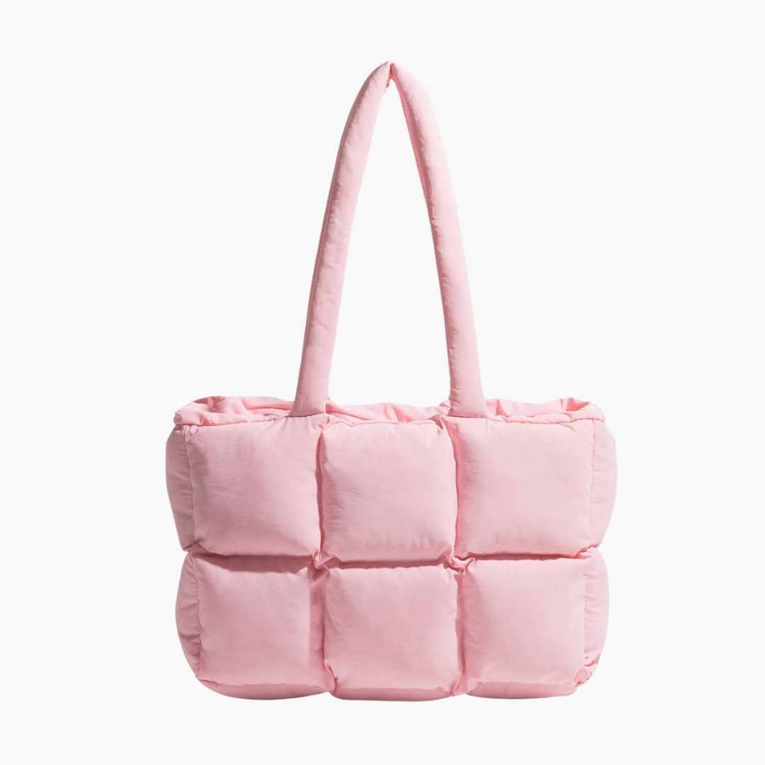 Puffer Shoulder Bag for Women - Stylish and Spacious Handbag-nimoda20241227-Calm Wears-Rosa-Calm Wears