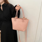Shoulder bag for - Simple bag with textured design and adjustable strap-Calm Wears-Black-Calm Wears