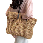 Women spacious beach bag-maya mode20260422-Calm Wears-Green-Calm Wears