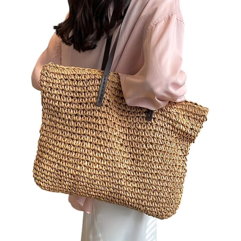 Women spacious beach bag-maya mode20260422-Calm Wears-Green-Calm Wears