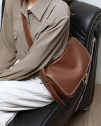 Bag for - Elegant Shoulder Bag with Gold Accent and Plenty of Storage-Calm Wears-Beige-Calm Wears