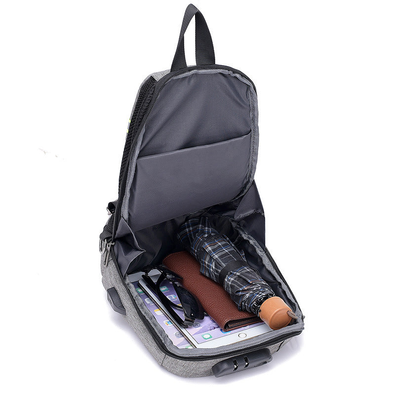Anti-Theft Sling Backpack with USB Charging Port Calm Wears