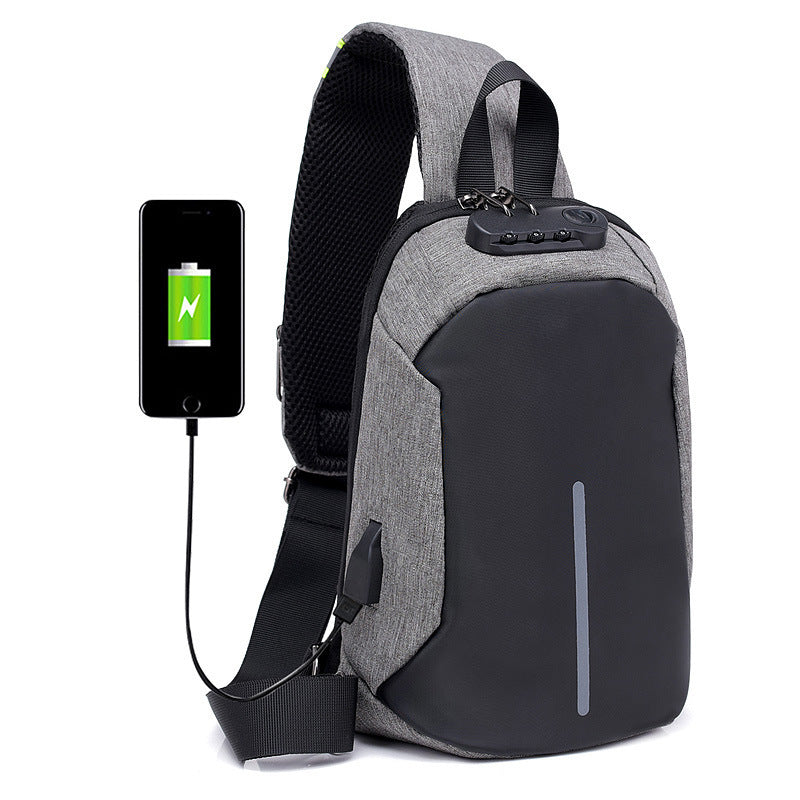 Anti-Theft Sling Backpack with USB Charging Port Calm Wears