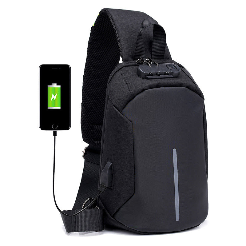 Anti-Theft Sling Backpack with USB Charging Port Calm Wears
