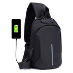 Anti-Theft Sling Backpack with USB Charging Port Calm Wears