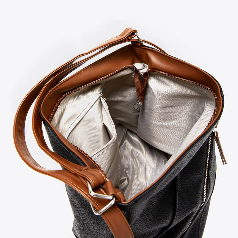 Faux leather bag