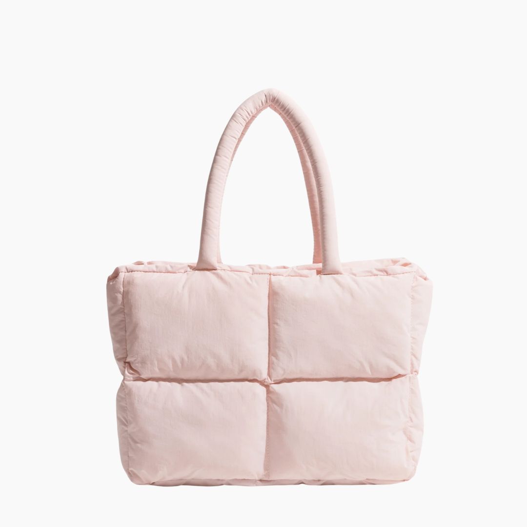 Puffer shoulder bag for ladies - Stylish and spacious shoulder bag-nimoda20241227-Calm Wears-Rosa-Calm Wears