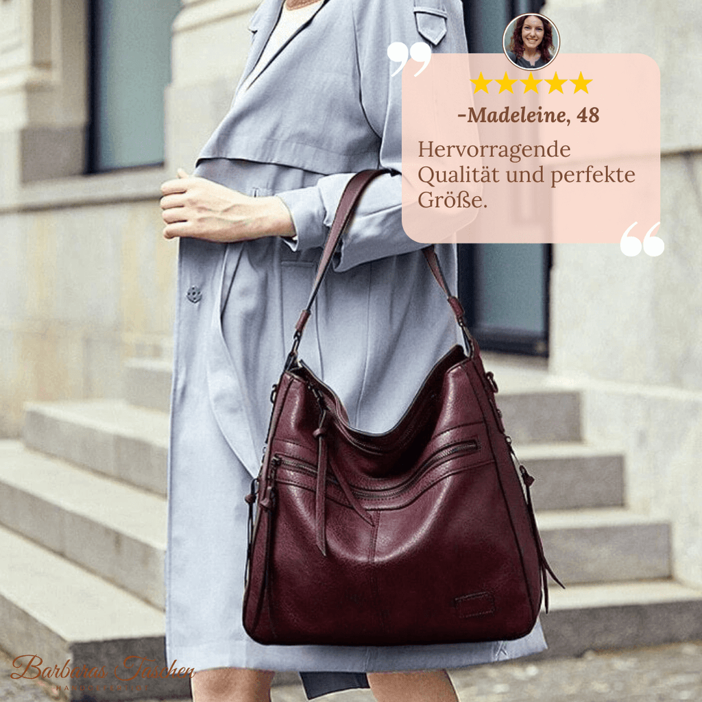 Elegant Zipper Bag - Shoulder Bag-Calm Wears-Braun-Calm Wears