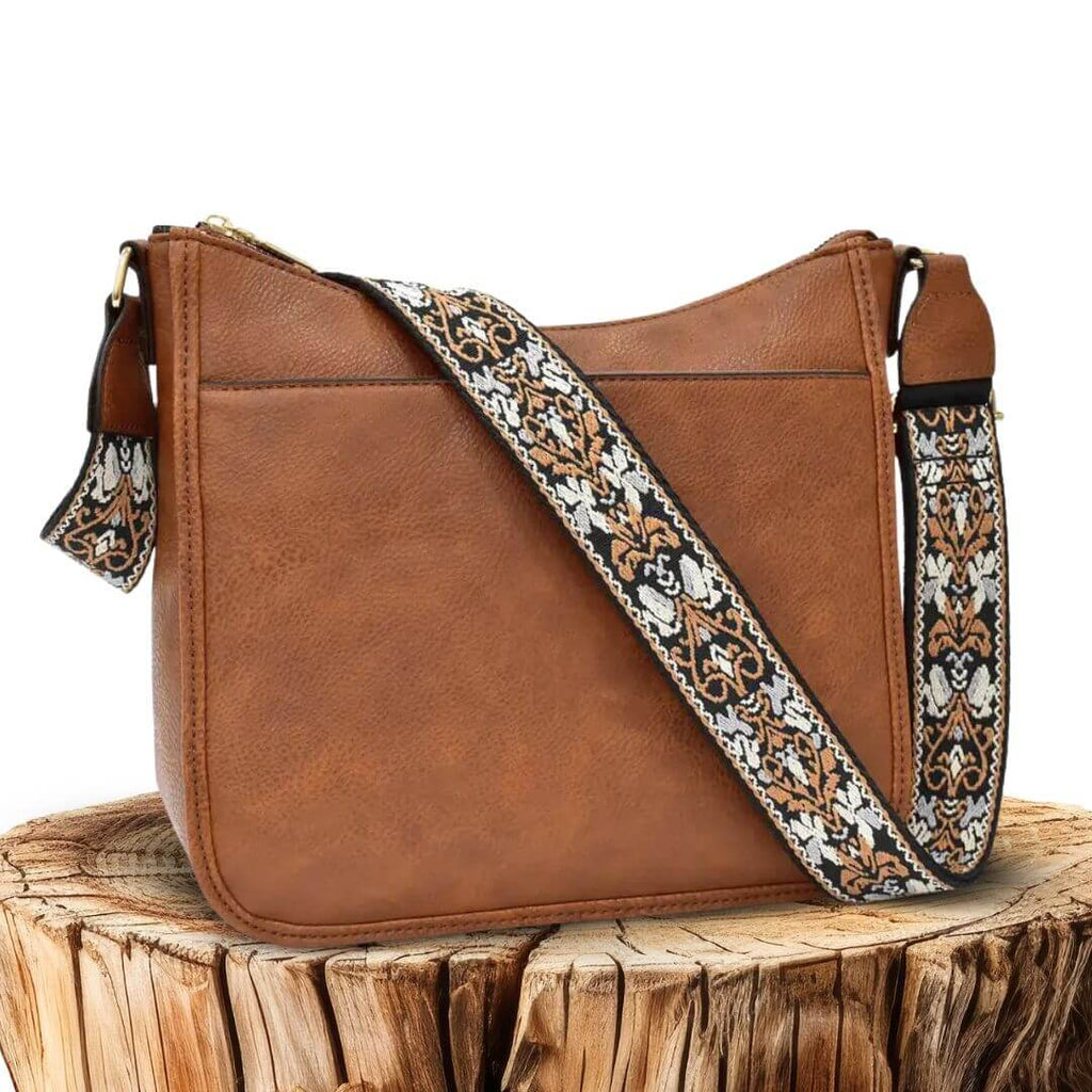 Boho-Essential - Crossbody Bag-Calm Wears-Braun-Calm Wears