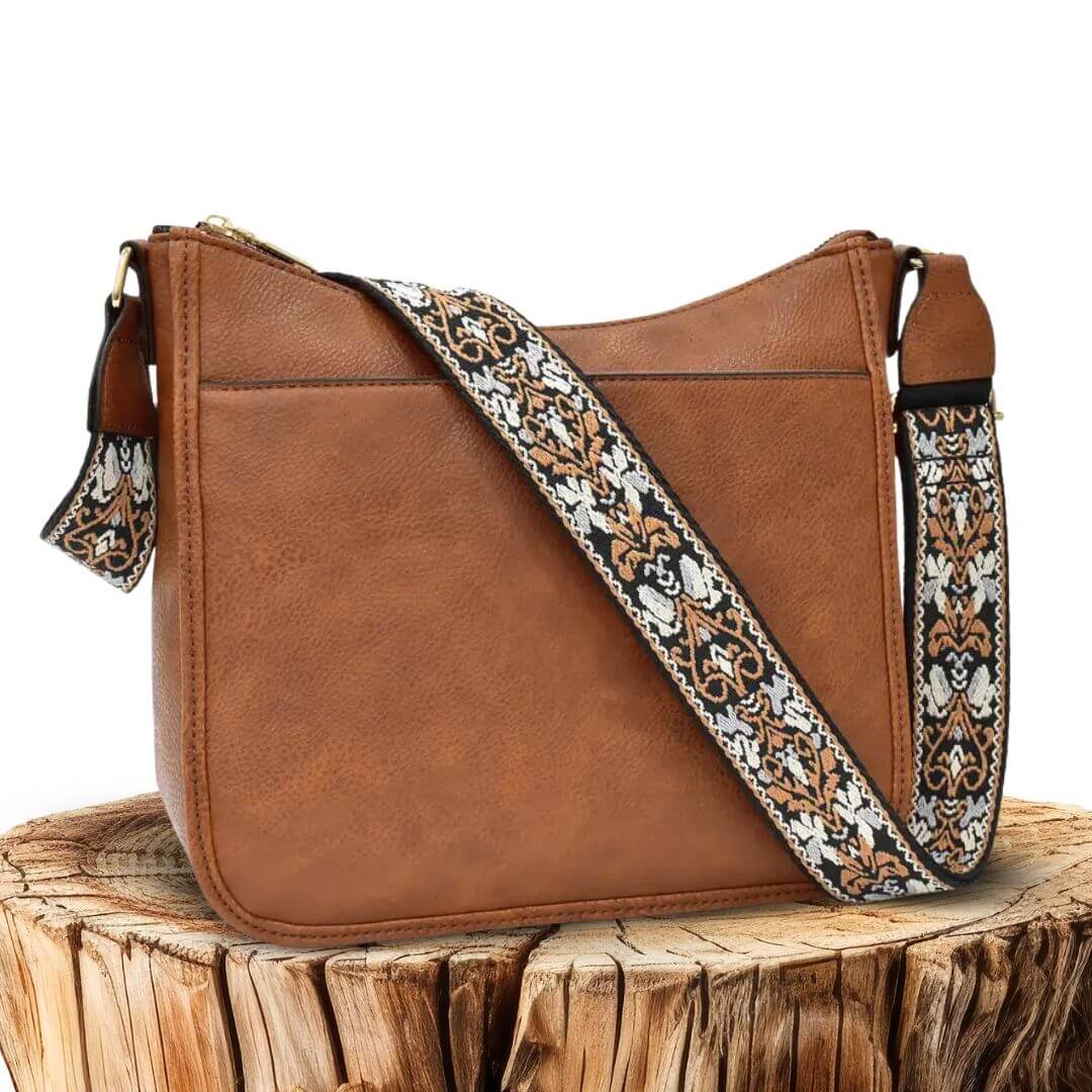 Boho-Essential - Crossbody Bag-Calm Wears-Braun-Calm Wears