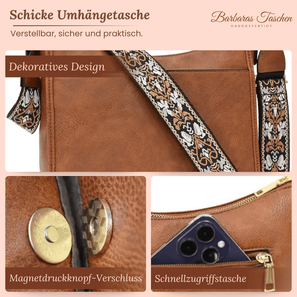 Boho-Essential - Crossbody Bag-Calm Wears-Braun-Calm Wears