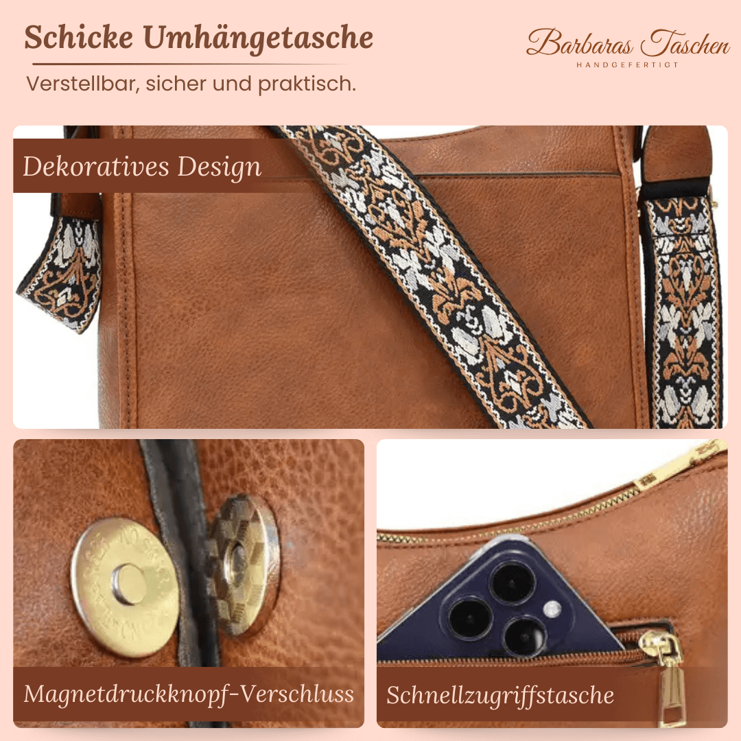 Boho-Essential - Crossbody Bag-Calm Wears-Braun-Calm Wears