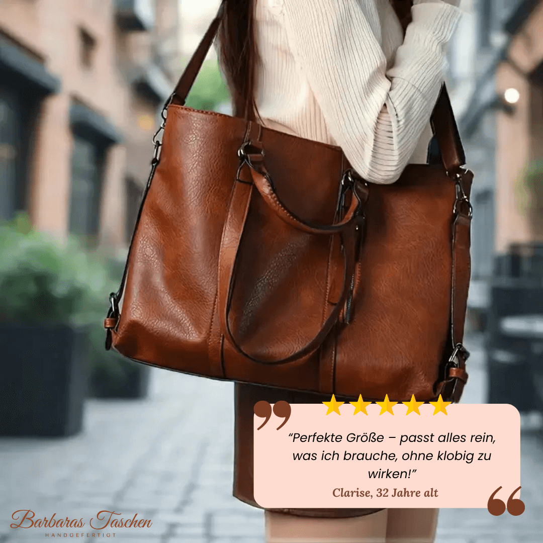 Timeless everyday companion - Versatile shoulder bag-Calm Wears-Braun-Calm Wears