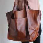 Slim Carry Bag - Tote Bag-barbaras taschen20260417-Calm Wears-Braun-Calm Wears