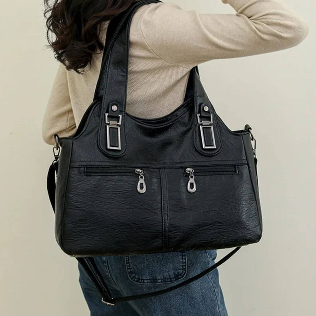 Slim Everyday Bag - Shoulder Bag-Calm Wears-Braun-Calm Wears