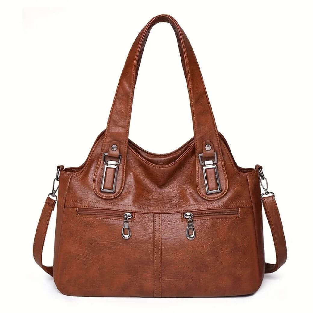 Slim Everyday Bag - Shoulder Bag-Calm Wears-Braun-Calm Wears