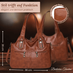 Slim Everyday Bag - Shoulder Bag-Calm Wears-Braun-Calm Wears