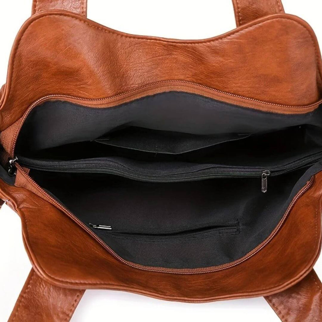 Slim Everyday Bag - Shoulder Bag-Calm Wears-Braun-Calm Wears