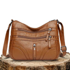 Zipper Companion - Crossbody Bag-Calm Wears-Braun-Calm Wears