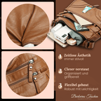 Zipper Companion - Crossbody Bag-Calm Wears-Braun-Calm Wears