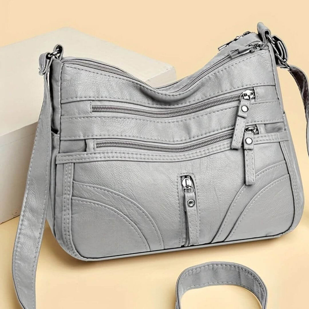 Zipper Companion - Crossbody Bag-Calm Wears-Braun-Calm Wears