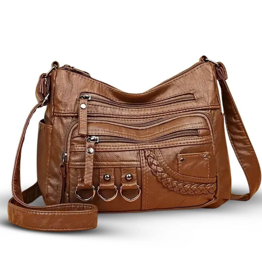Slim Companion - Shoulder Bag-Calm Wears-Braun-Calm Wears