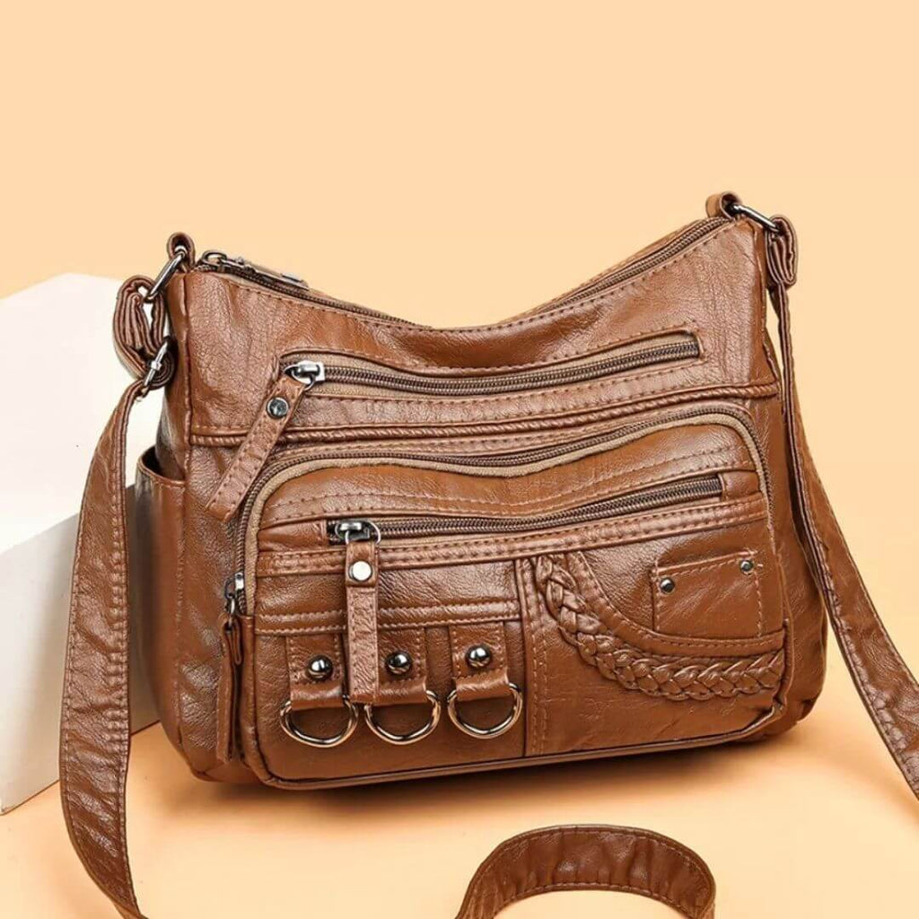 Slim Companion - Shoulder Bag-Calm Wears-Braun-Calm Wears
